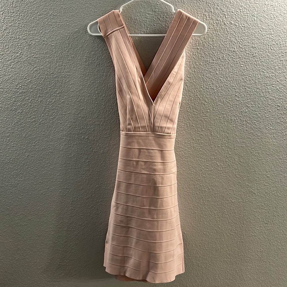 Light Pink Hybrid & Company Bandage Dress